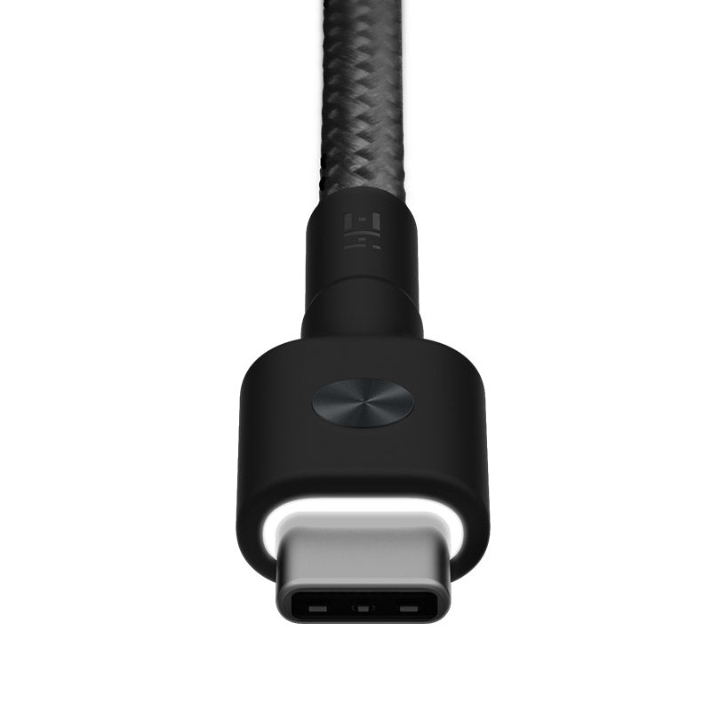 Premium USB-C to USB-A Cable with PP Braided Sleeve for Charging and Data Sync