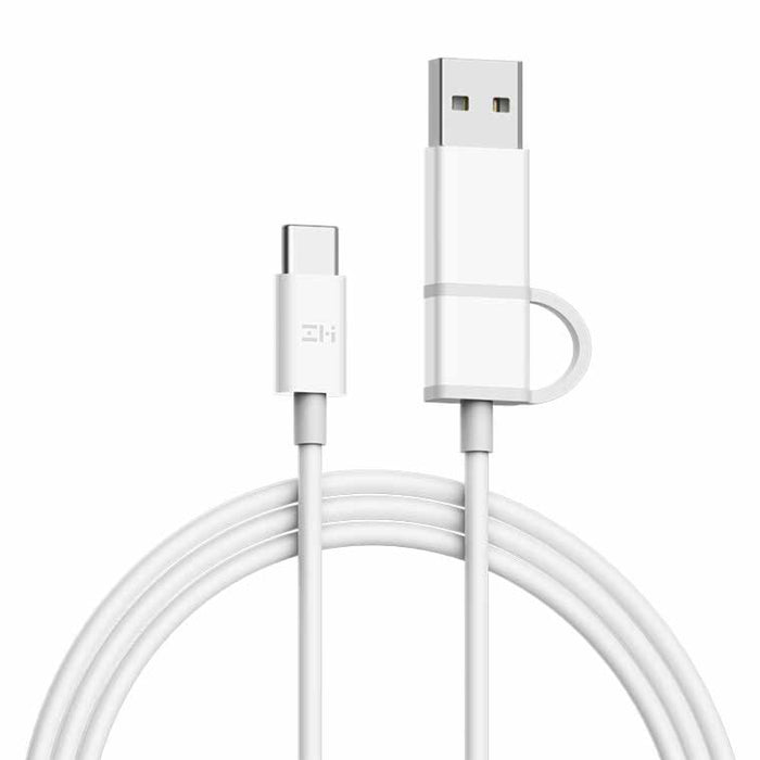 USB-C to USB-C Cable with USB-C (F) to USB-A Adapter [3.3ft]