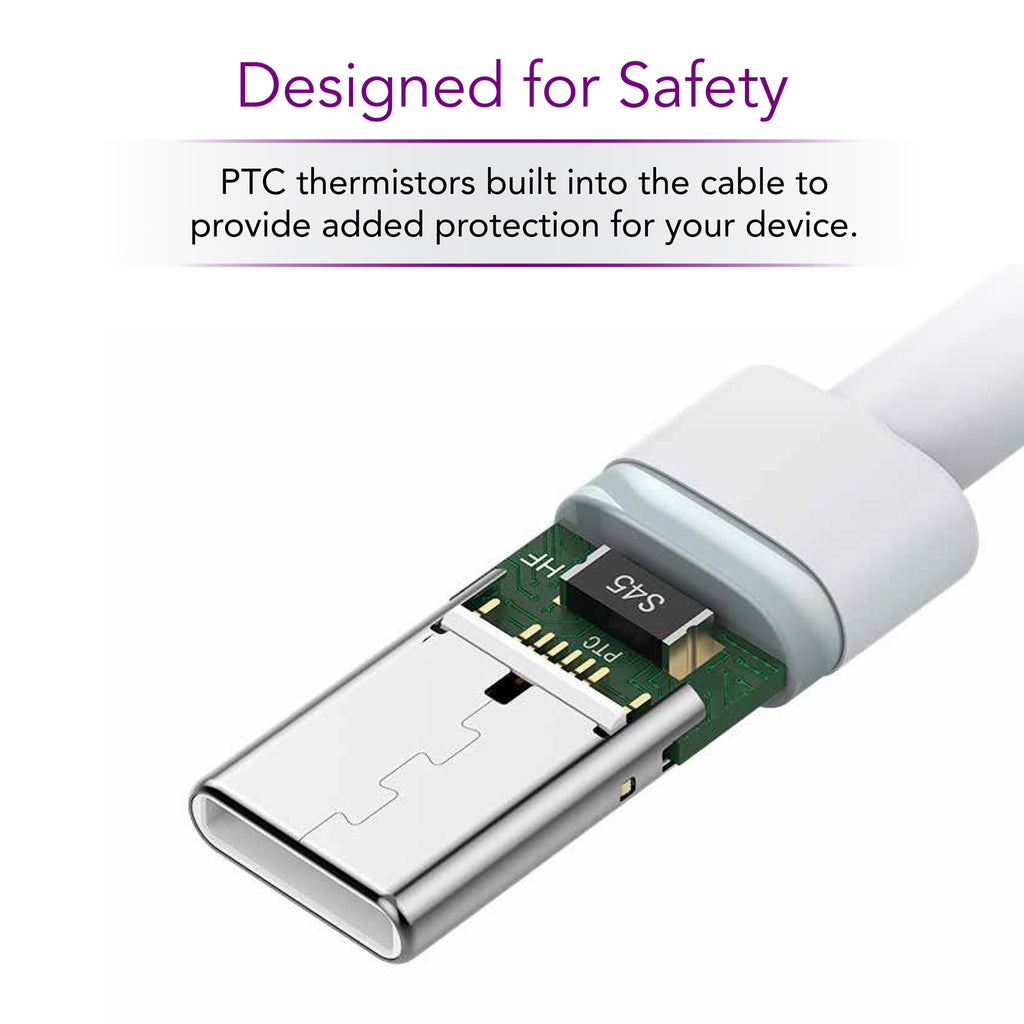 USB-C to USB-C Cable with USB-C (F) to USB-A Adapter [3.3ft]