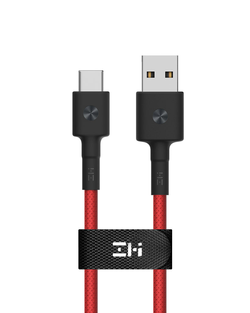 Premium USB-C to USB-A Cable with PP Braided Sleeve for Charging and Data Sync