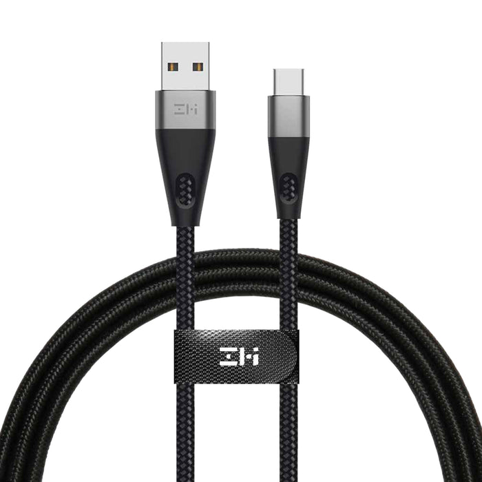 Hi-Tension USB-C to USB Cable, Braided Black