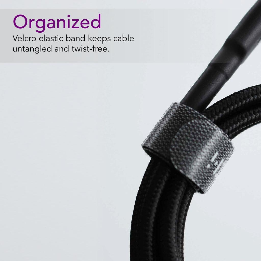 Braided Black USB-C to Lightning Cable - MFi Certified