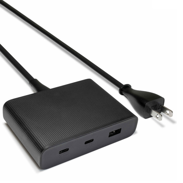 zPower Trio Desktop Charger with 2 USB-C Ports and 1 USB-A Port